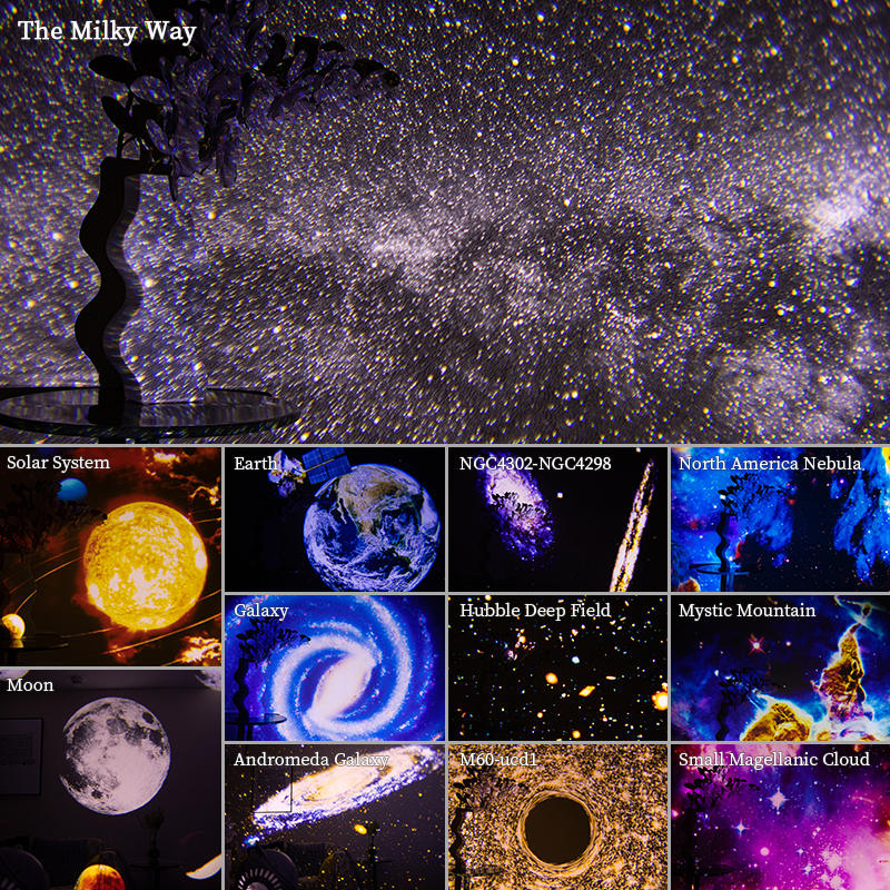 Galaxy Star Projector Lamp