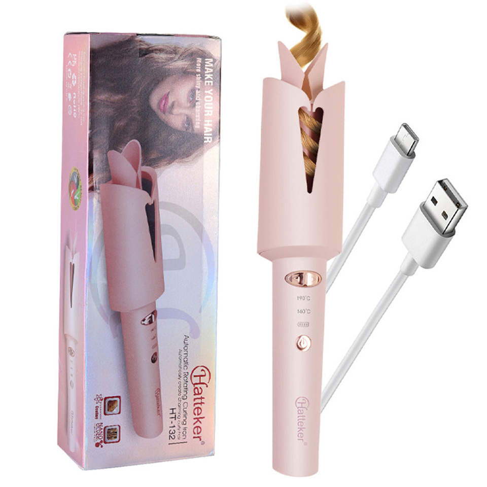 Cordless Auto-Rotating Hair Curler — USB Rechargeable