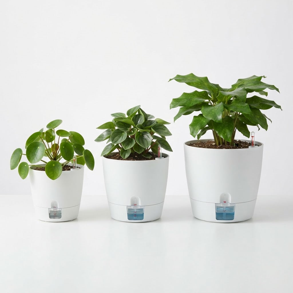 Self-Watering Plant Pots (Set of 3)