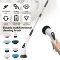Cordless Electric Spin Scrubber with Replaceable Brush Heads