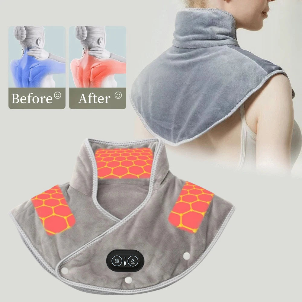 Cordless Neck & Shoulder Massager — Heat Therapy