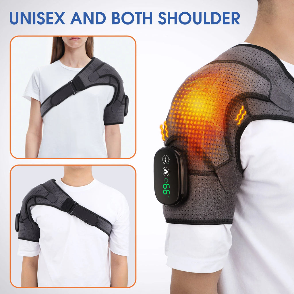 Cordless Neck & Shoulder Massager — Heat Therapy