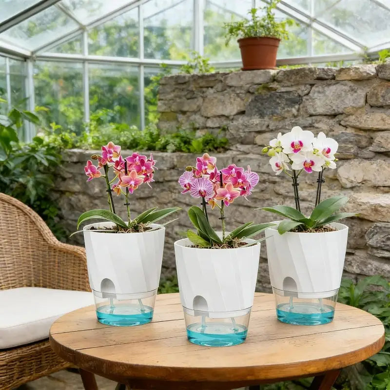 Self-Watering Plant Pots (Set of 3)