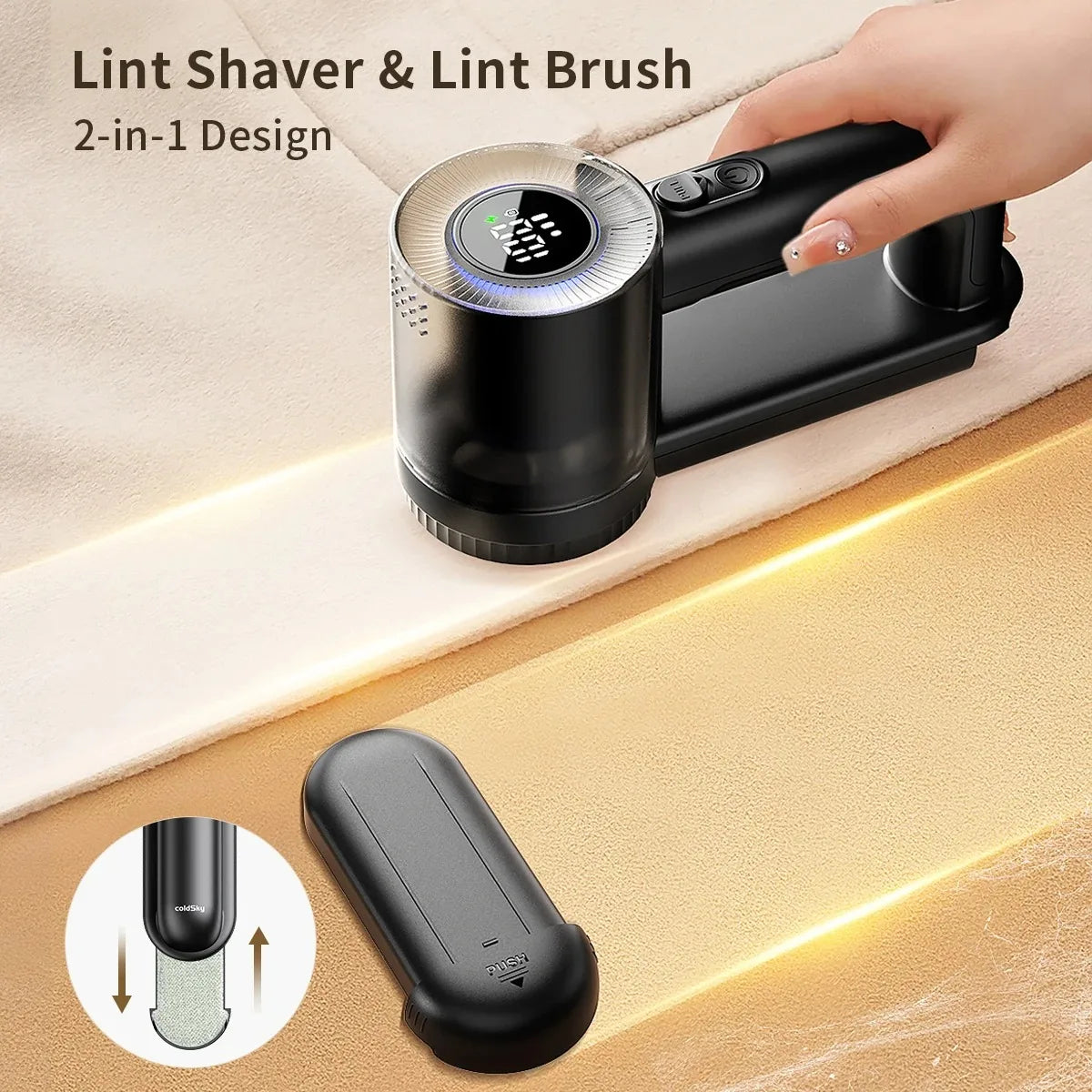 Rechargeable Electric Fabric Shaver & Lint Remover