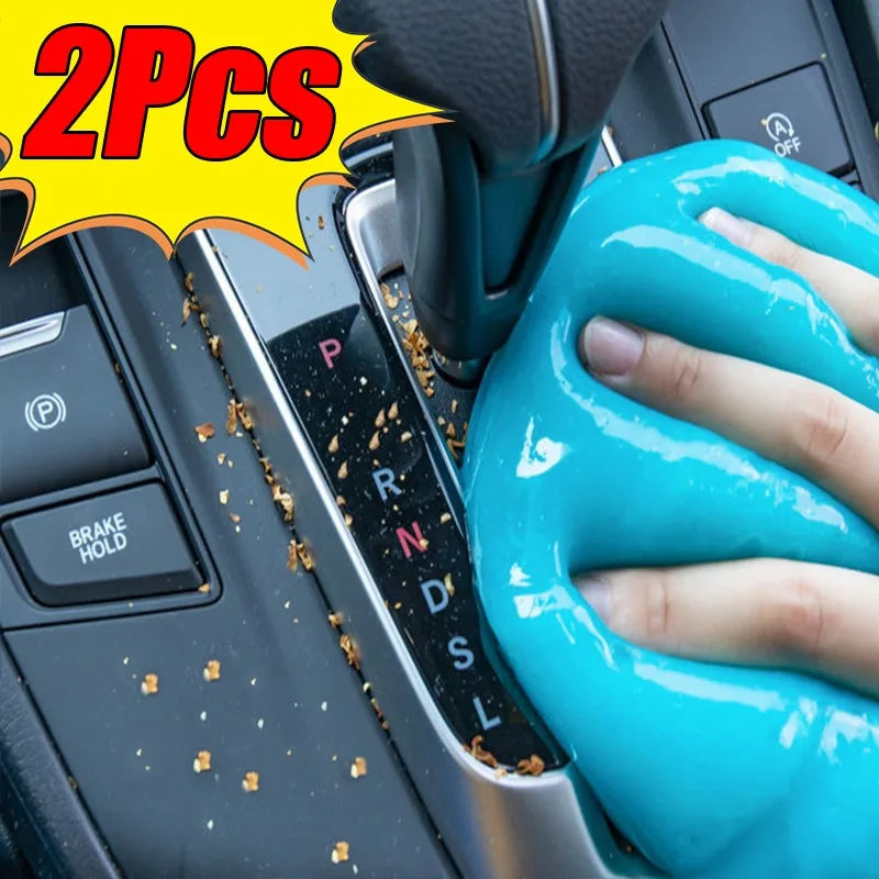 Multi-Purpose Car Interior Cleaning Gel Dust Remover Slime for Vents & Keyboards