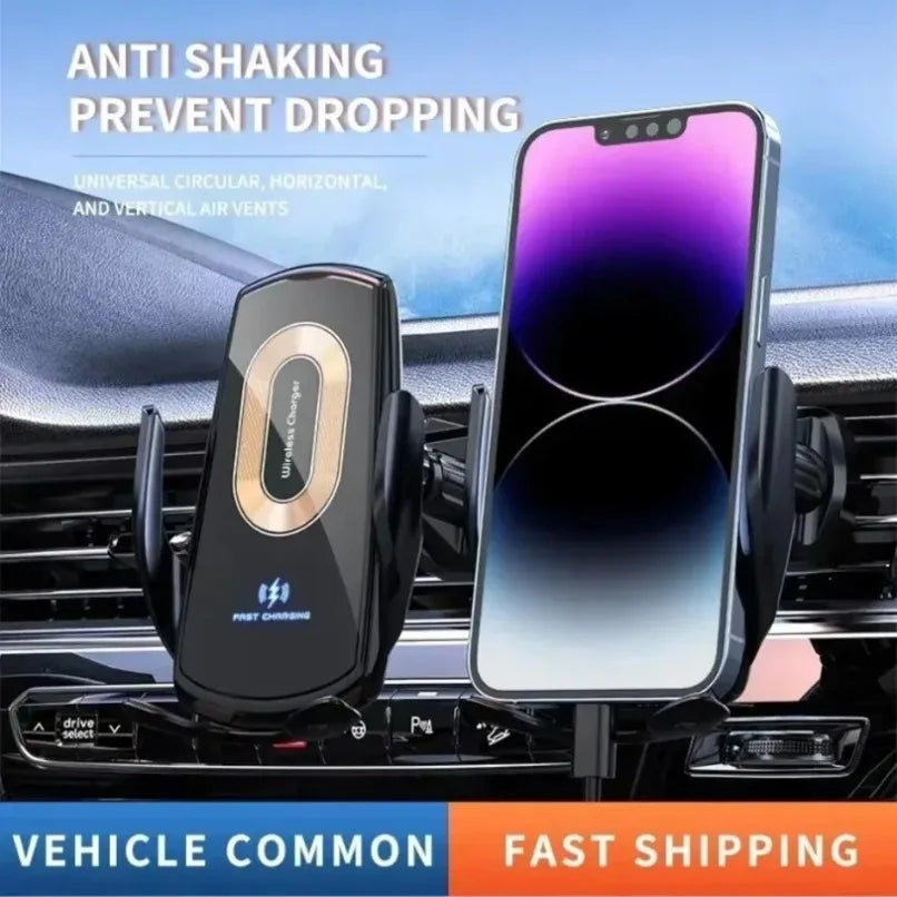 Smart Auto-Clamping Wireless Car Phone Mount