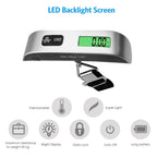 Ultra-Portable Digital Hanging Luggage Scale with LCD Display