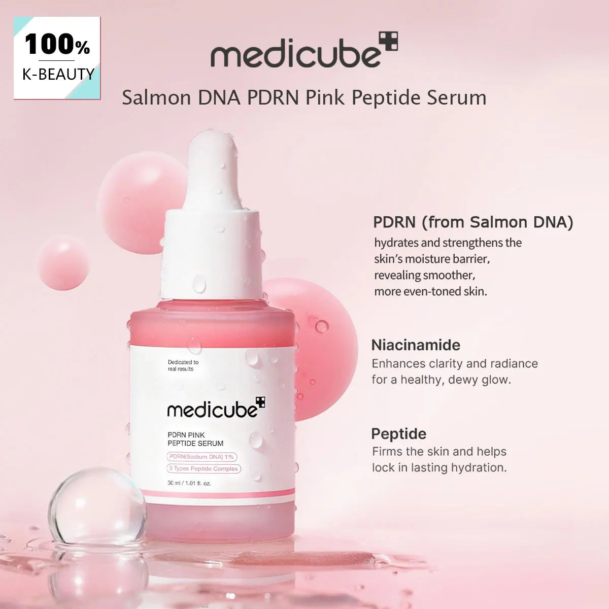 PDRN Salmon Peptide Repair Serum — Cruelty-Free Korean Skincare