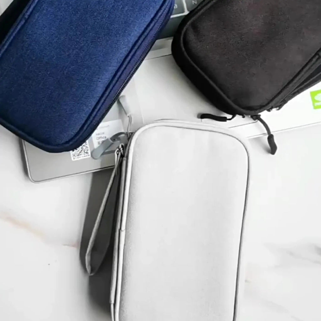 Custodia Organizer Multistrato per Cavi da Viaggio e Accessori Tech