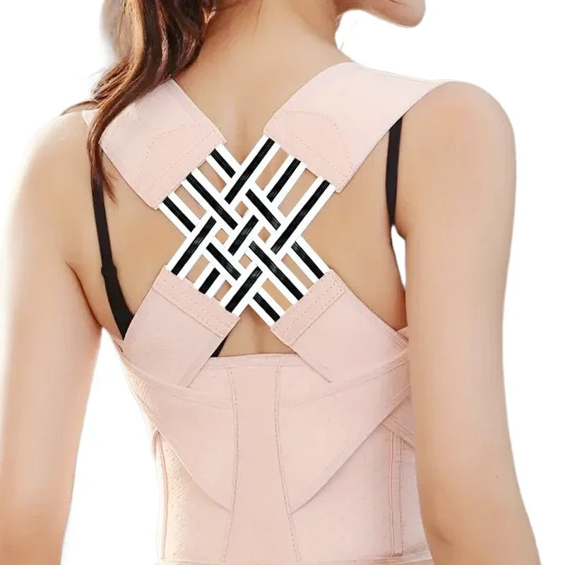 Adjustable Back Posture Corrector & Spine Support Brace for Men and Women