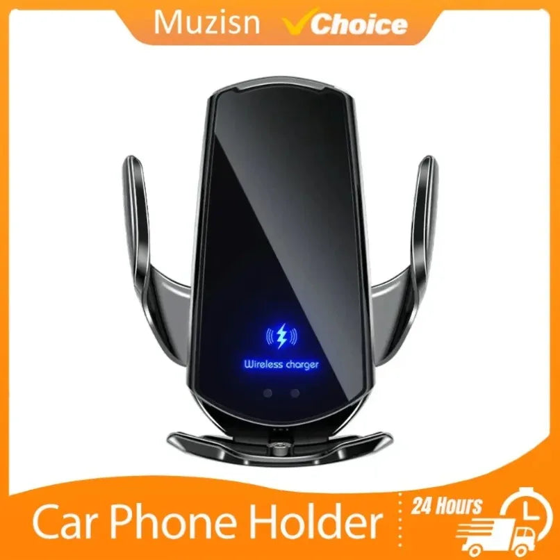 Smart Auto-Clamping Wireless Car Phone Mount