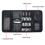 Multi-Layer Travel Cable & Tech Accessories Organizer Case