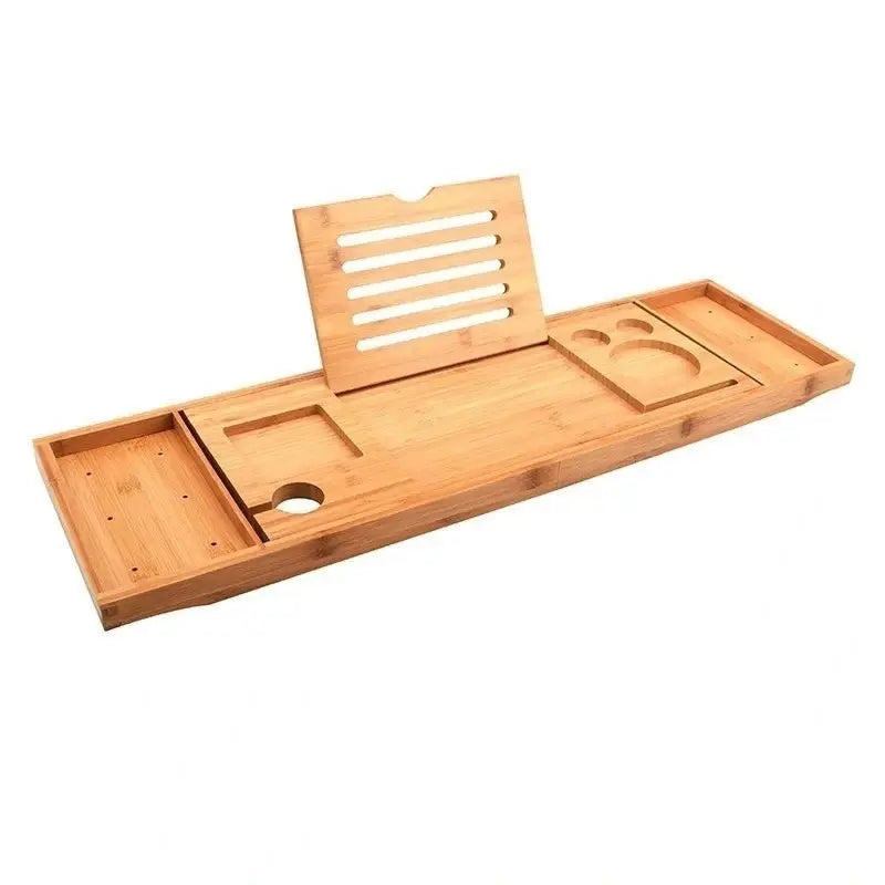Expandable Bamboo Bathtub Tray Caddy