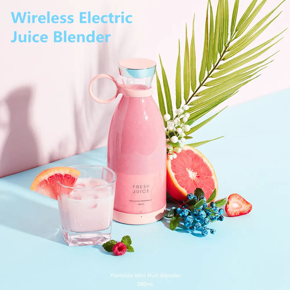 Portable Rechargeable USB Electric Fruit Juicer Blender Cup
