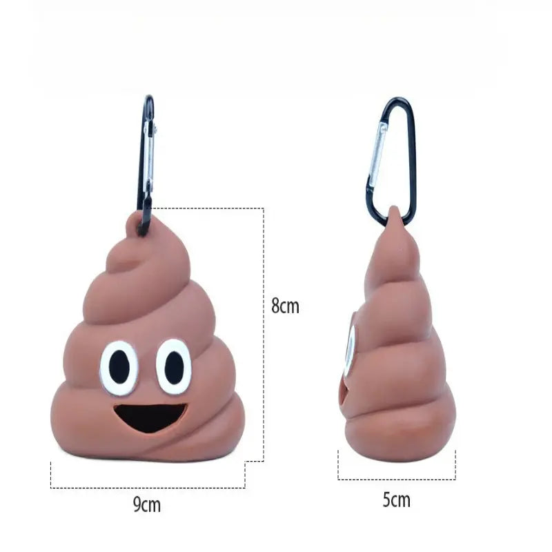 Dispenser in silicone per sacchetti igienici per cani