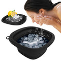 Silicone Foldable Facial Ice Bath Bowl & Cryo Roller Set