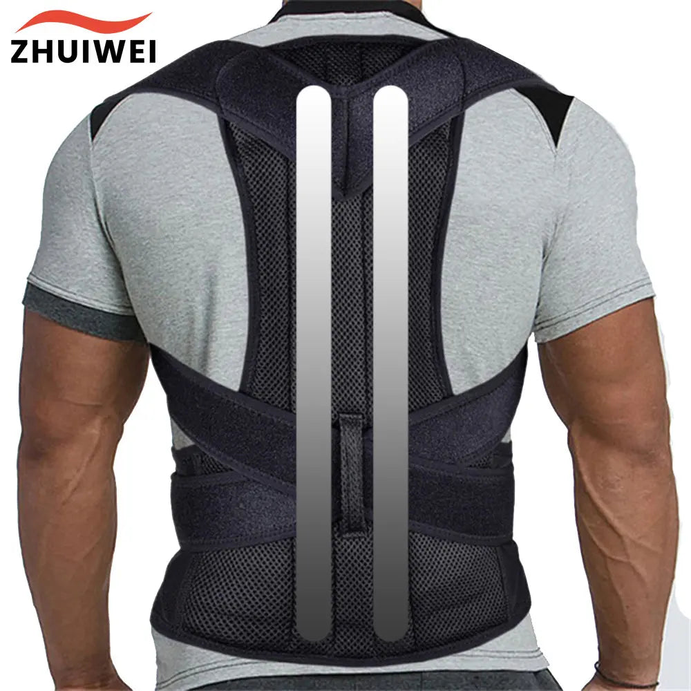 Adjustable Back Posture Corrector & Spine Support Brace for Men and Women