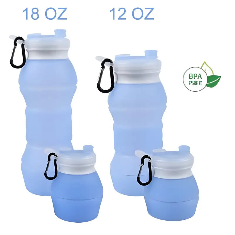 Collapsible Silicone Water Bottle