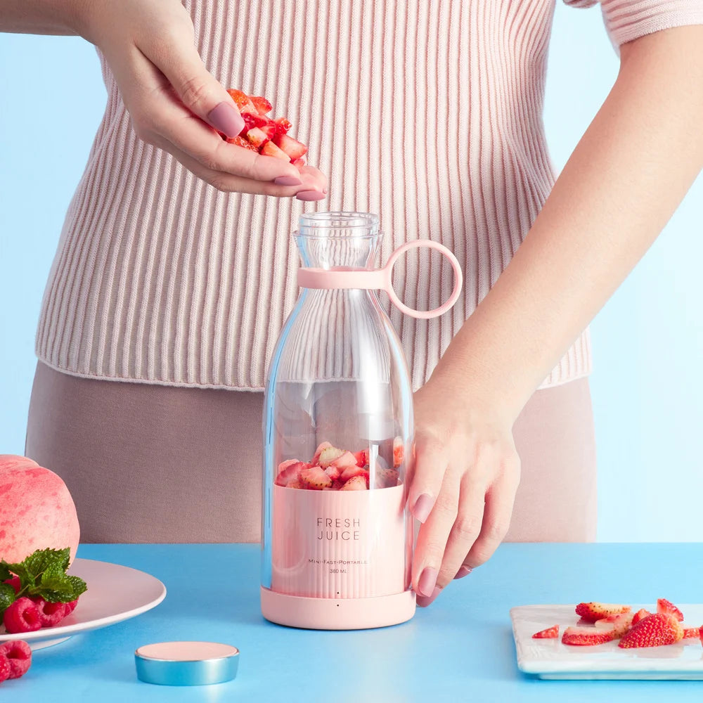 Portable Rechargeable USB Electric Fruit Juicer Blender Cup