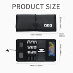Multi-Layer Travel Cable & Tech Accessories Organizer Case