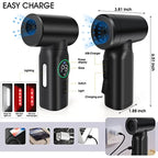 Cordless Handheld Compressed Air Duster & Mini Vacuum