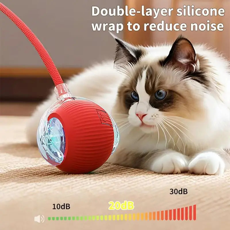 Interactive Smart Self-Rolling Pet Ball