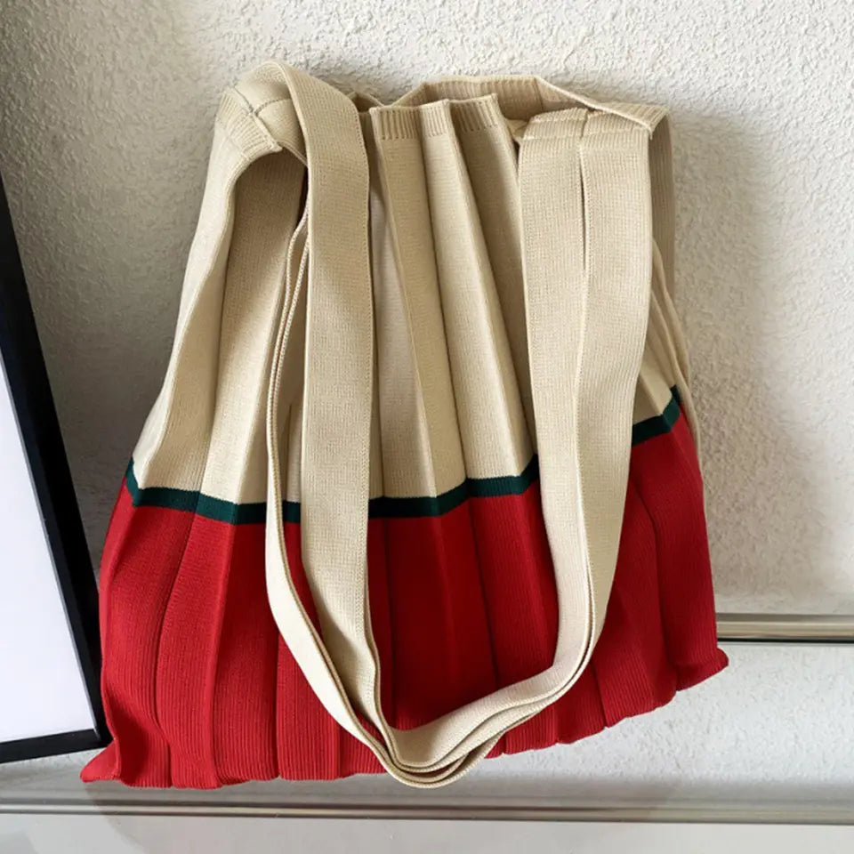 Borsa a tracolla all'uncinetto vintage