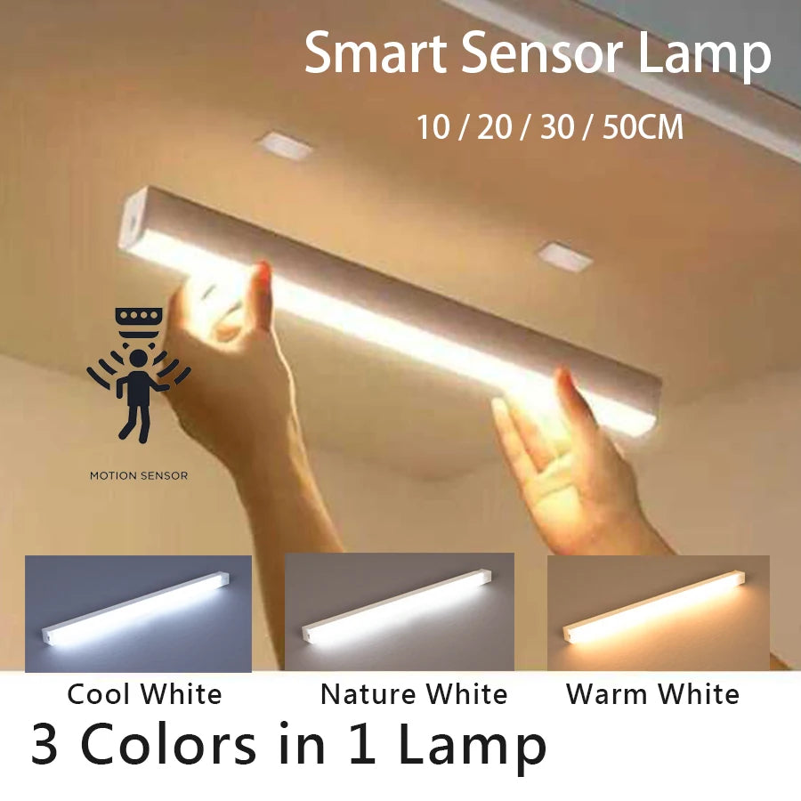 Rechargeable Wireless Motion Sensor Cabinet Light Bar