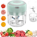 Wireless USB Rechargeable Mini Electric Garlic Chopper & Food Processor