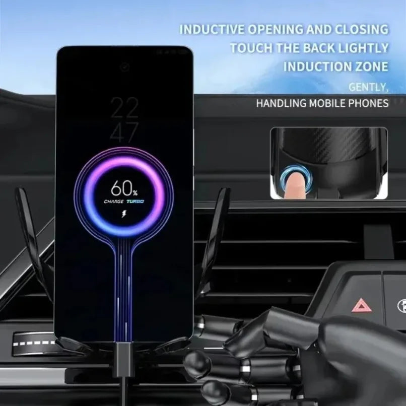 Smart Auto-Clamping Wireless Car Phone Mount