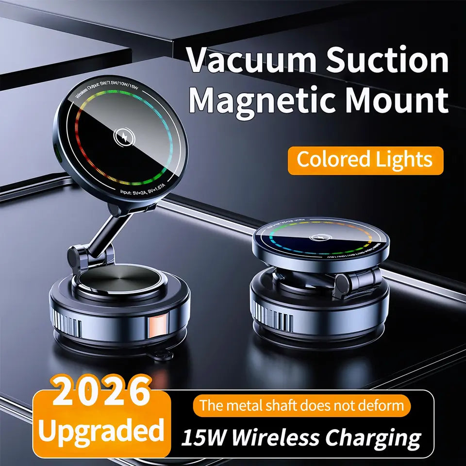 Magnetic Wireless Phone Charger (Car Mount)