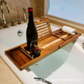 Expandable Bamboo Bathtub Tray Caddy