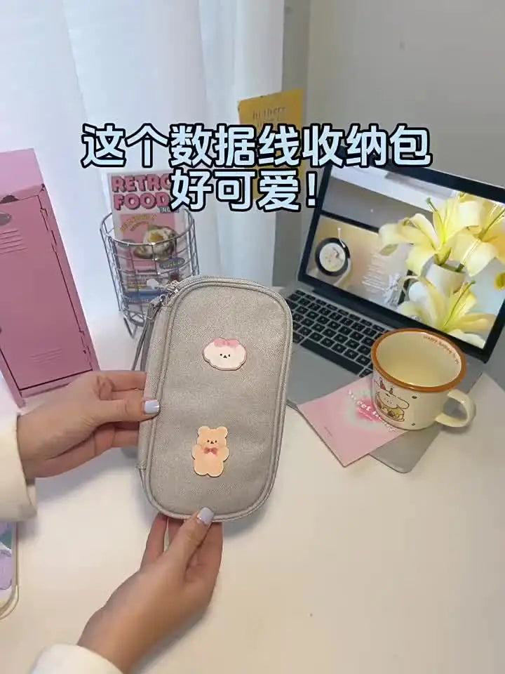 Custodia Organizer Multistrato per Cavi da Viaggio e Accessori Tech