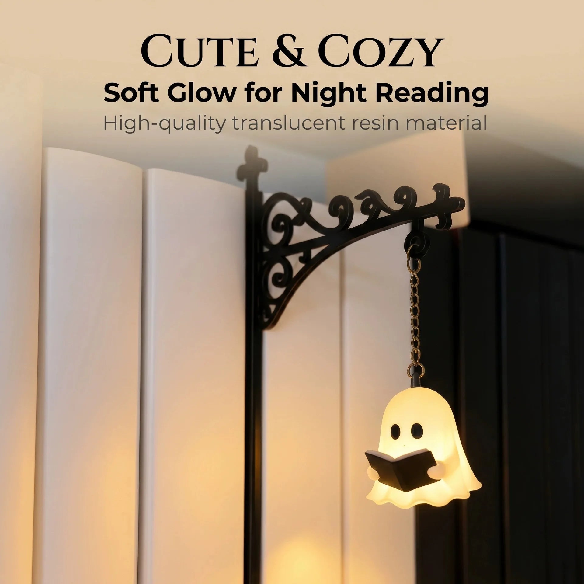 Ghost Bookshelf Lantern
