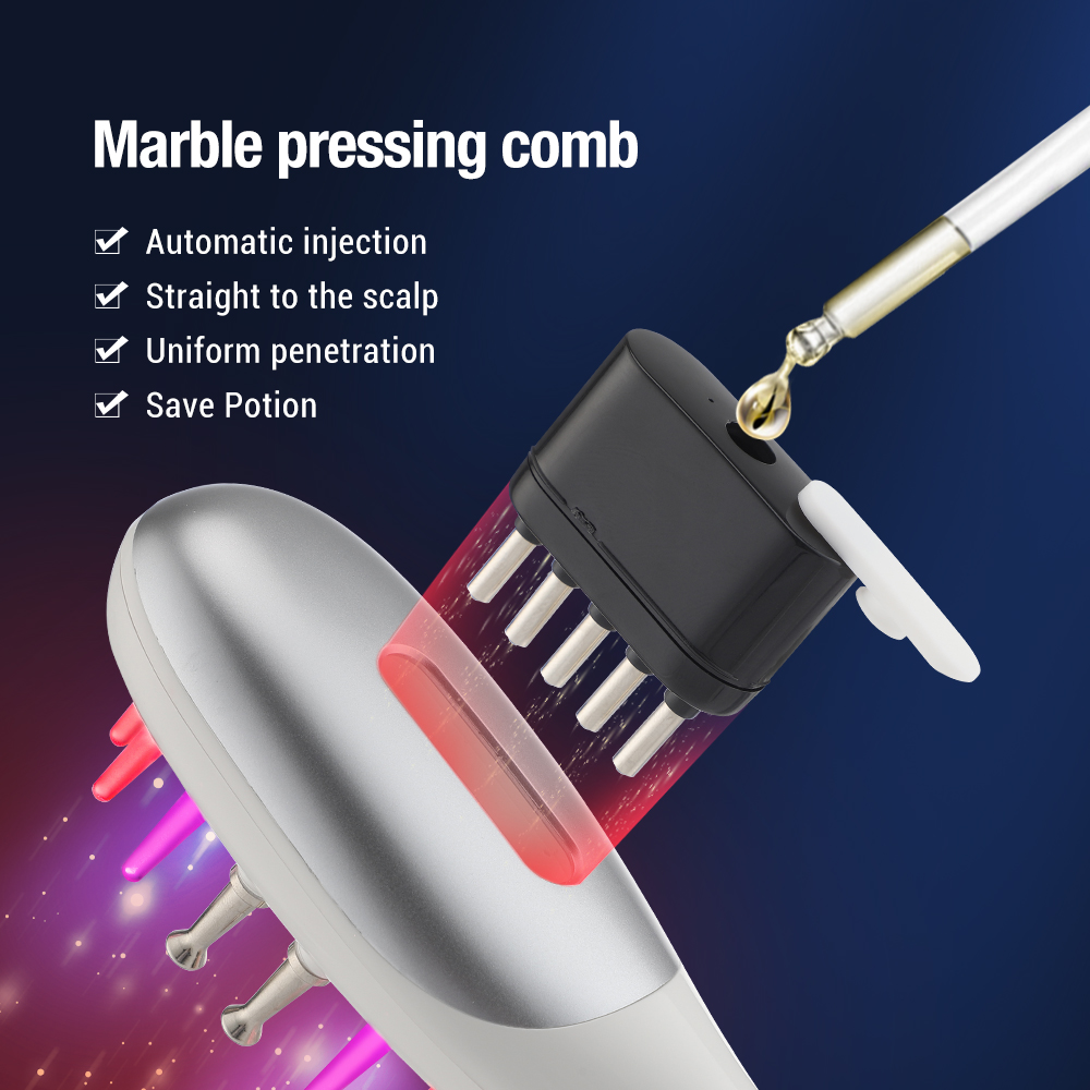 Red Light Therapy Scalp Massager & Hair Growth Brush