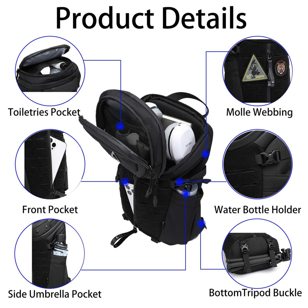 Anti-Theft Waterproof Crossbody Sling Bag with USB Port